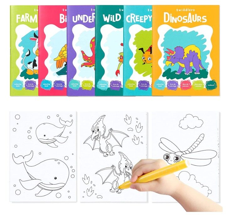 Kit coloriage cahiers et crayons