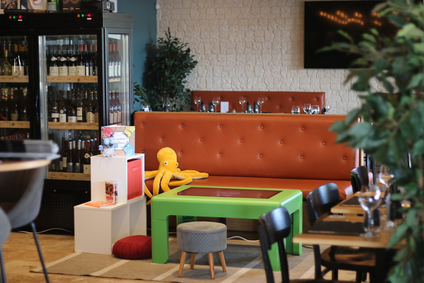 Kiddy-Zone installée dans un restaurant